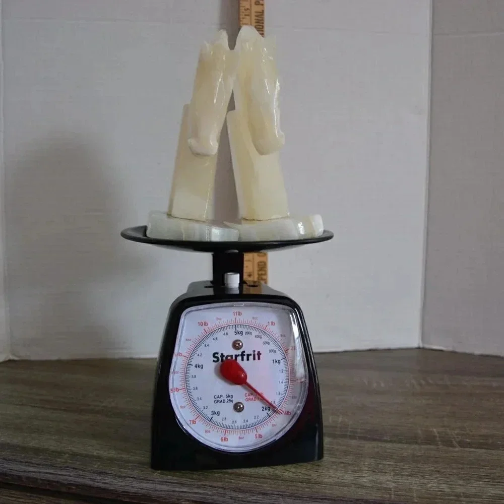 Vtg  Onyx Horse Head Book Ends - Picture 7 of 9